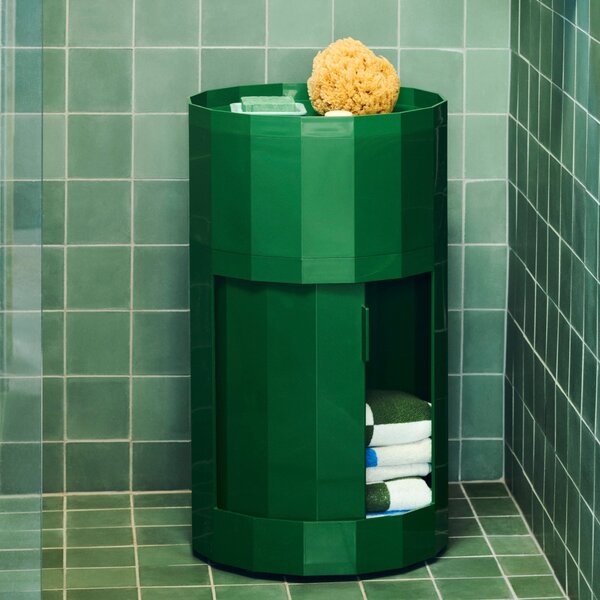 Úložný stolík Facet 100, Spinach Green – HAY