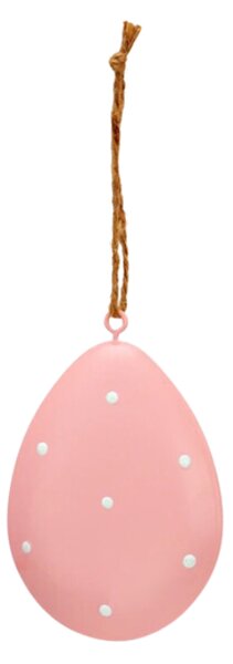 Závesné kovové vajíčko PASTEL EGG - viac farieb Farba: Žltá