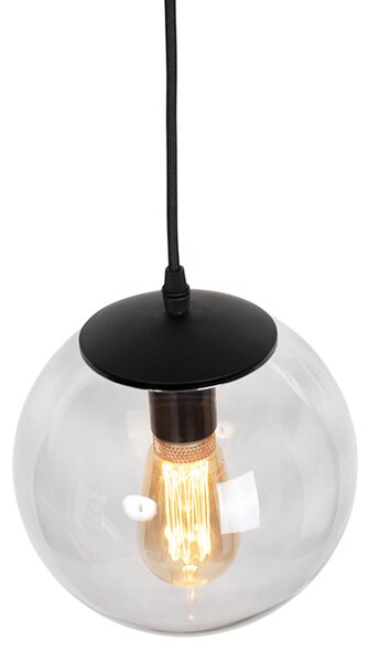 Moderné závesné svietidlo sivé 20 cm - Pallon