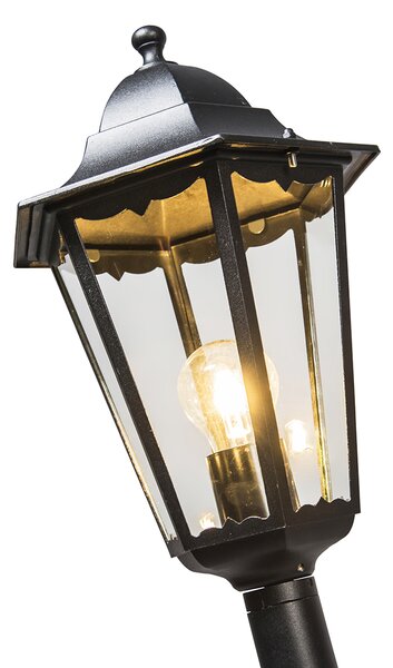 Klasická vonkajšia stojaca lampa čierna 170 cm IP44 - New Orleans 1