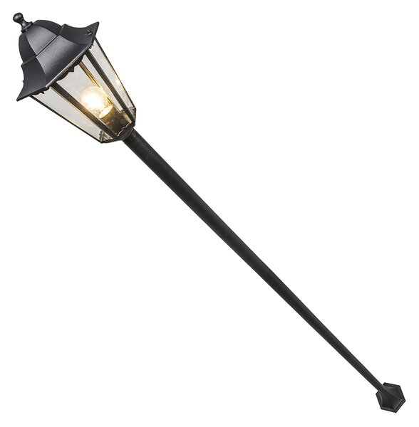 Klasická vonkajšia stojaca lampa čierna 170 cm IP44 - New Orleans 1