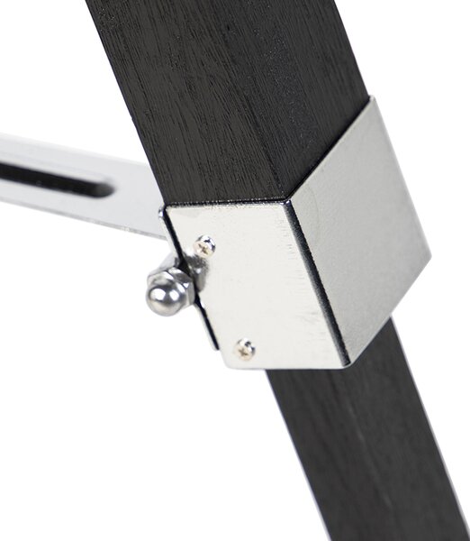 Stojaca lampa čierna bez tienidla - Tripod