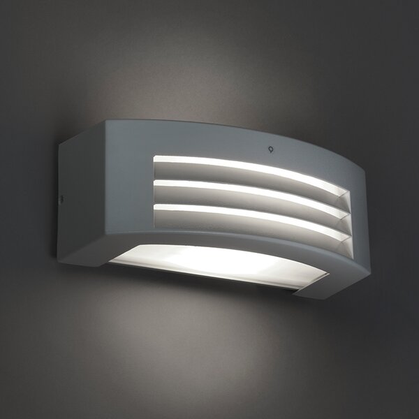 Moderná nástenná lampa sivá IP44 - Hurricane 1