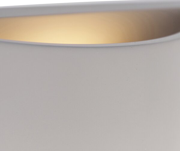 Priemyselná nástenná lampa sivá betón - Creil