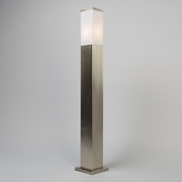 Vonkajšia lampa oceľ 80 cm IP44 - Malios so zemným hrotom a káblovou objímkou