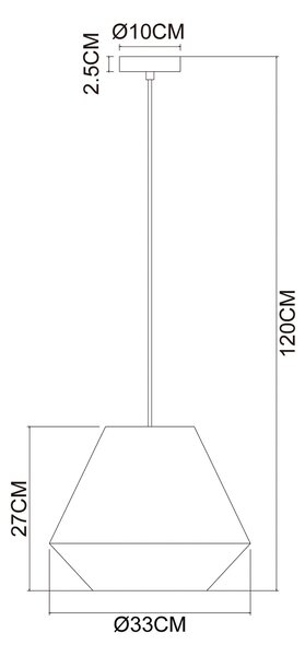 ZÁVESNÉ SVIETIDLO, 33/120 cm Collett's Monde - Online Only bytové doplnky, Online Only