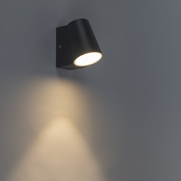 Moderná vonkajšia nástenná lampa antracit vrátane LED - Uma