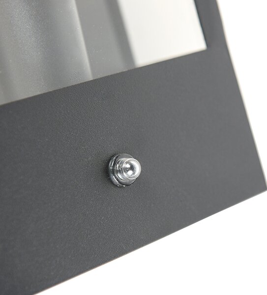 Vonkajšia nástenná lampa čierna s čidlom súmraku - Rotterdam