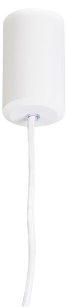 Dizajnové závesné svietidlo biele - Tuba Small