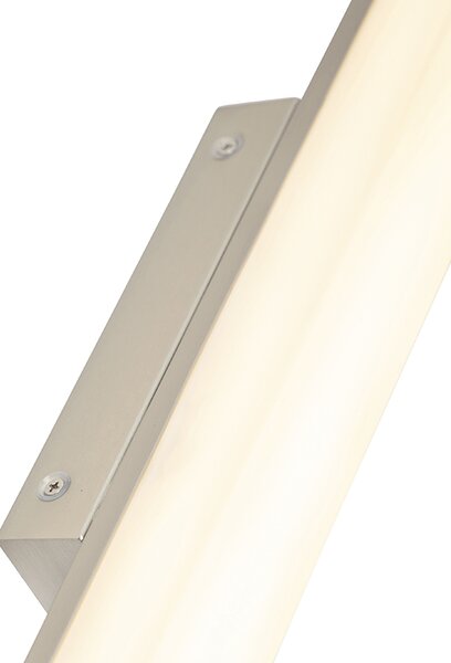 Moderná nástenná lampa do kúpeľne oceľ 62 cm IP44 - Cascada