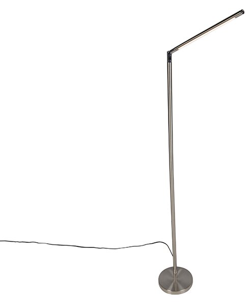 Moderná stojaca lampa oceľ vrátane LED - Berdien