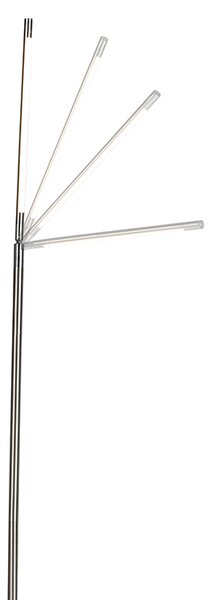Moderná stojaca lampa oceľ vrátane LED - Berdien