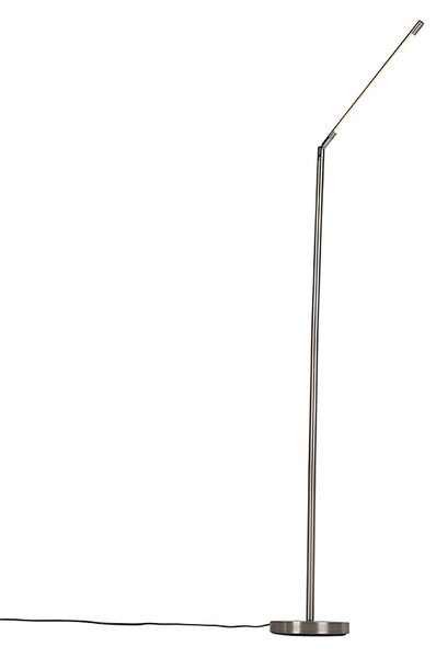 Moderná stojaca lampa oceľ vrátane LED - Berdien
