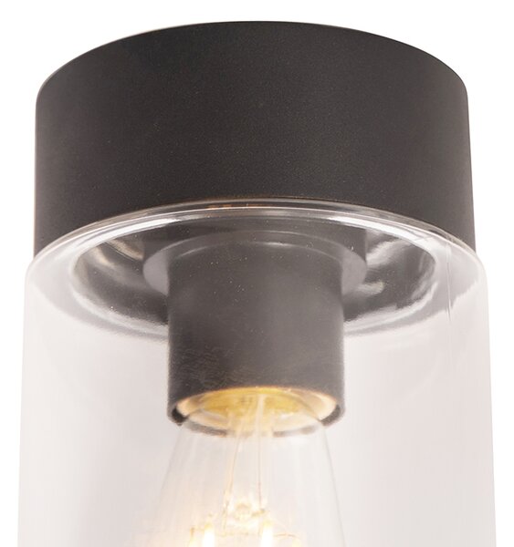 Moderné stropné svietidlo čierne 22,6 cm IP44 - Jarra