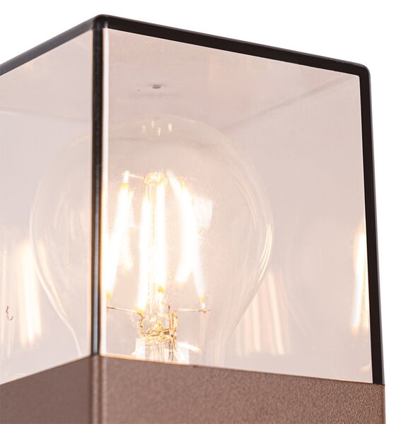 Vonkajšia lampa 70 cm hrdzavohnedá so zemným hrotom a káblovou objímkou - Denmark