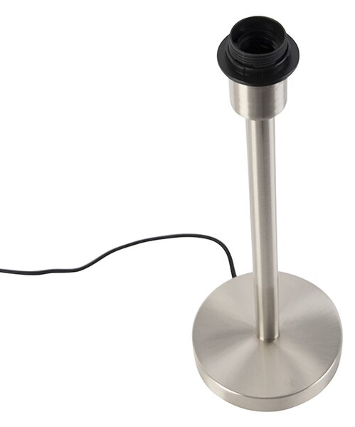 Moderná stolná lampa oceľ bez tienidla - Simplo