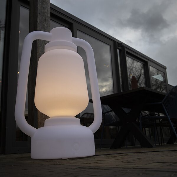 Stojaca lampa biela 110 cm IP44 - Storm Extra Large