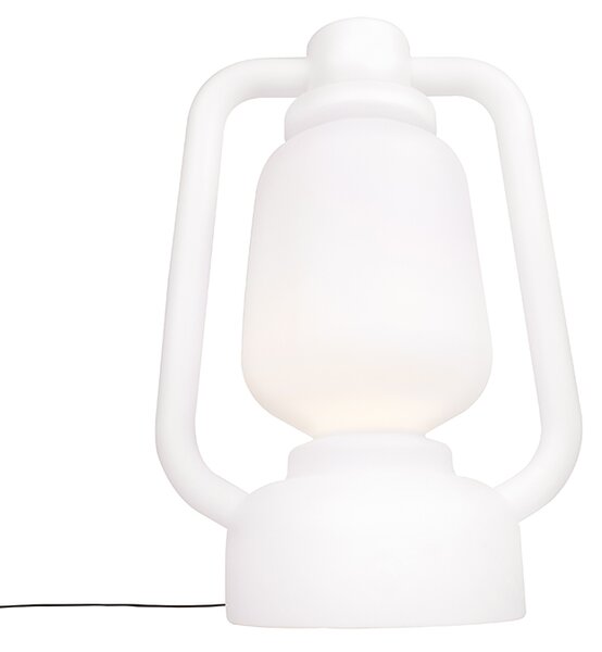 Stojaca lampa biela 110 cm IP44 - Storm Extra Large