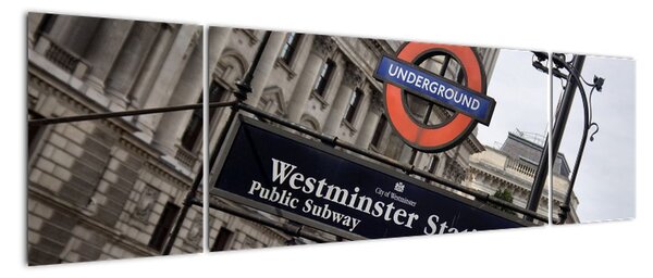 Stanica londýnskeho metra - obraz (Obraz 170x50cm)