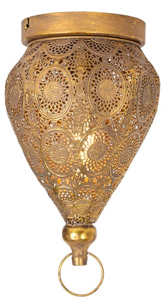 Orientálne stropné svietidlo zlaté 19 cm - Mowgli