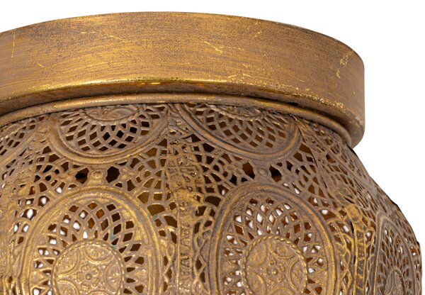 Orientálne stropné svietidlo zlaté 19 cm - Mowgli