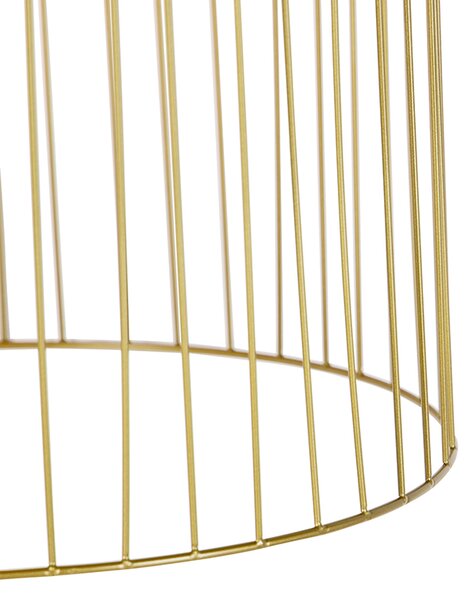 Dizajnové závesné svietidlo zlaté - Wire Knock