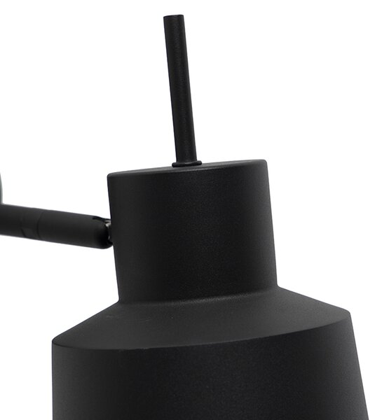 Retro nástenná lampa čierna - Chappie