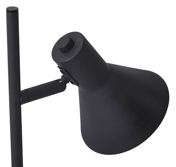 Moderná stolná lampa čierna so zlatom 1-svetlo - Magno