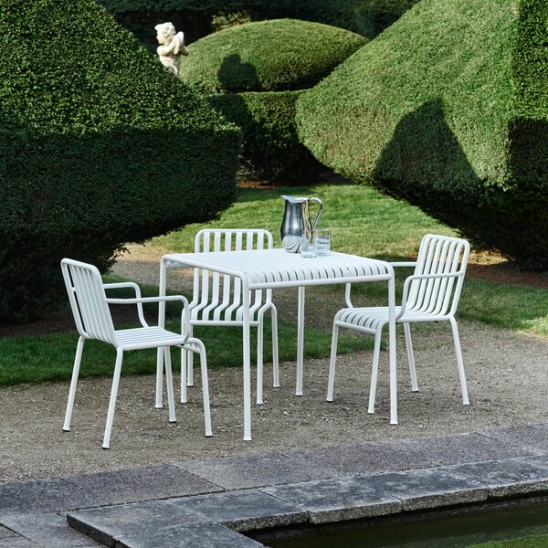 Záhradná lavica Palissade Dining, Cream White – HAY