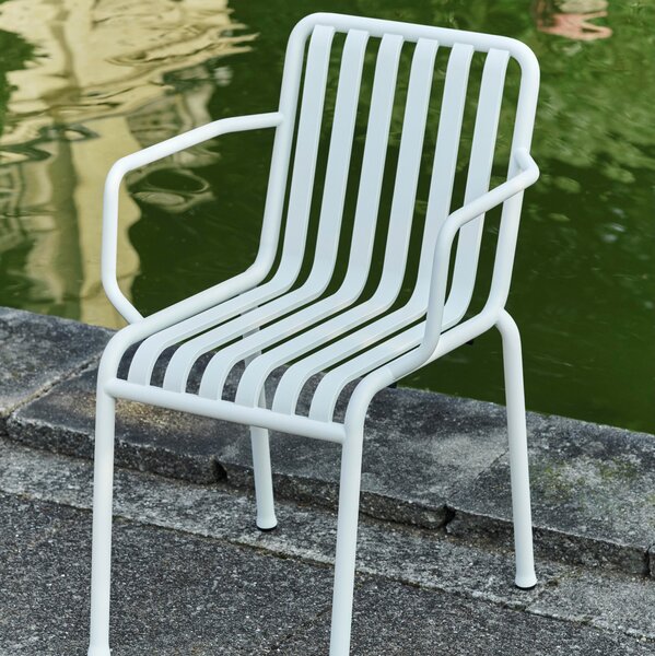 Záhradná lavica Palissade Dining, Cream White – HAY