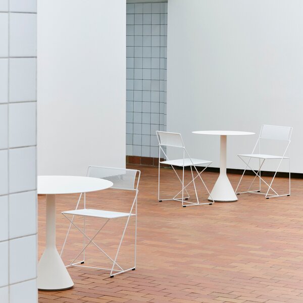 Záhradná lavica Palissade Dining, Cream White – HAY