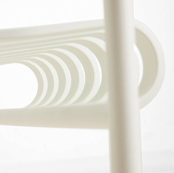 Záhradná lavica Palissade Dining, Cream White – HAY