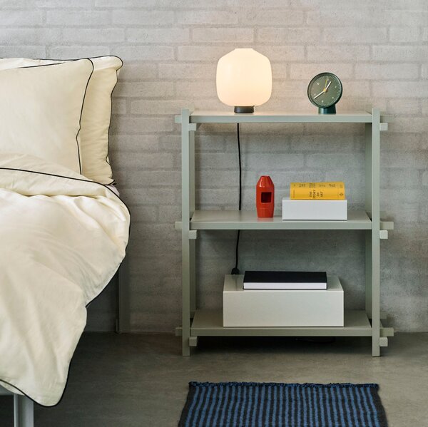 Policový systém Woody Column High, Oak / Almond White – HAY