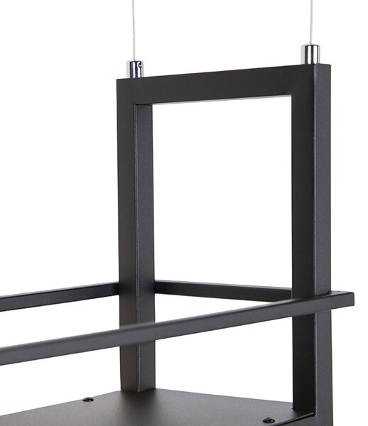 Inteligentné závesné svietidlo čierne vrátane WiFi A60 - Cage Rack