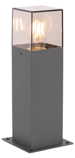 Moderná vonkajšia stojaca lampa 30 cm tmavosivá IP44 - Denmark