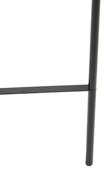 Inteligentná stojaca lampa čierna vrátane WiFi A60 dymové sklo - Bliss