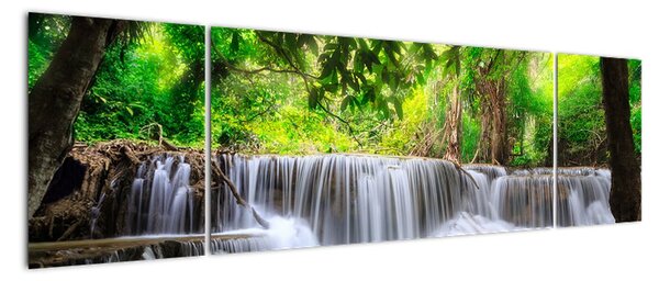 Vodopád - moderný obraz (Obraz 170x50cm)