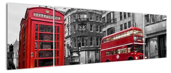 Londýnska ulice - obraz (Obraz 170x50cm)