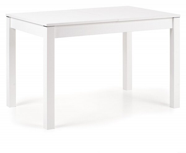 Rozkladací jedálenský stôl Maurycy biely 118 (158) x75x76