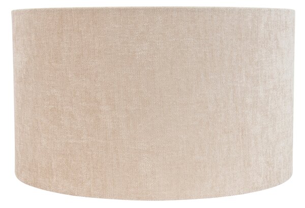 Látkové tienidlo na lampu svetlohnedé okrúhle 35/35/20
