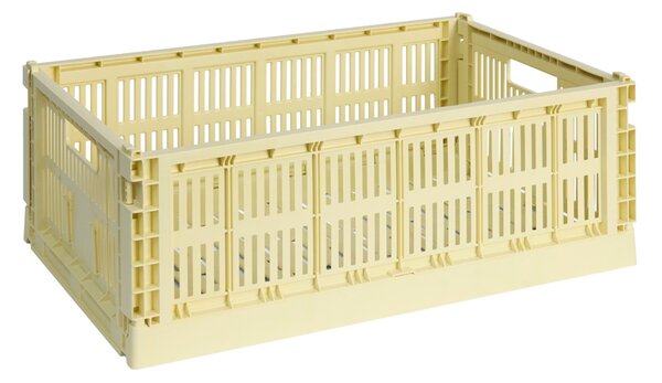 Úložný box Colour Crate, Large, Light Yellow – HAY