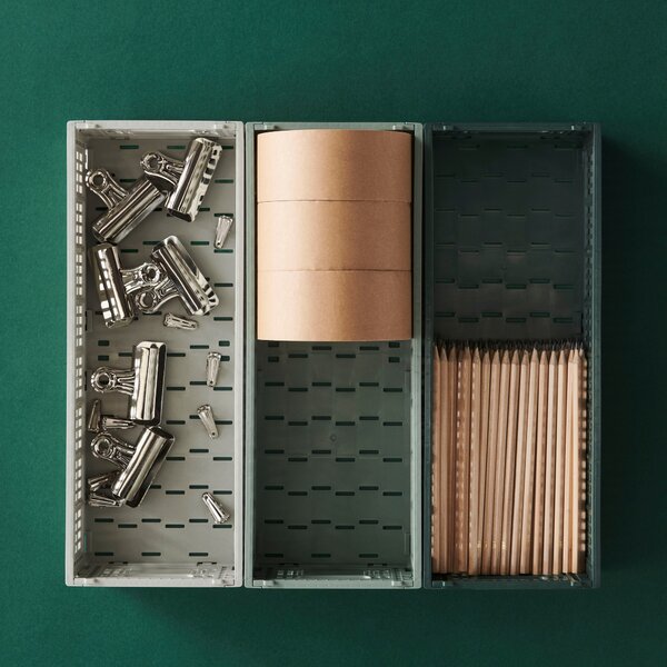 Úložné boxy Colour Crate, Mini, 2 kusy, Dark Green – HAY