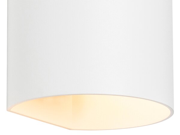 Moderná nástenná lampa biela - Sabbio