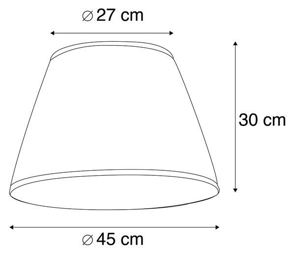 Plisovaný tienidlo biele 45/30 cm