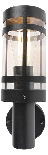 Moderná vonkajšia nástenná lampa čierna IP44 - Gleam