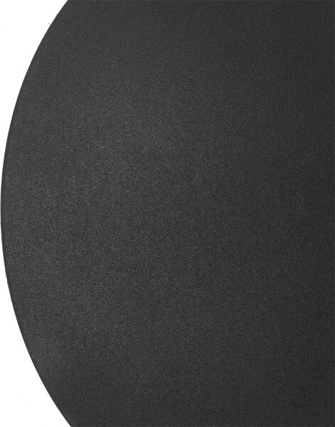 Moderná nástenná lampa čierna so zlatom - Sunrise