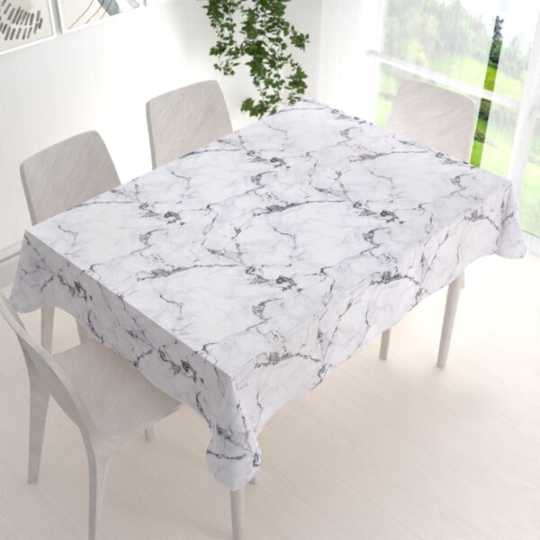 Biante Dekoračný obdĺžnikový obrus PM-064 Sivý mramor 50x100 cm