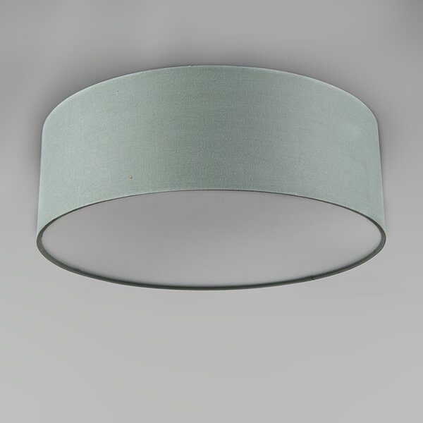Stropné svietidlo zelené 30 cm vrátane LED - Drum LED