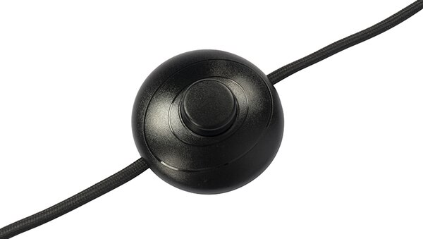Dizajnová stojaca lampa čierna 3-svetlo nastaviteľná - Mesh