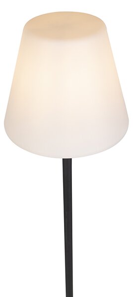 Moderná vonkajšia stojaca lampa čierna - Virginia